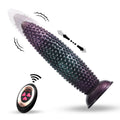 Visen-Silicone-Thrusting-Anal-Plug-with-Textured-Nodes-and-Remote-Control