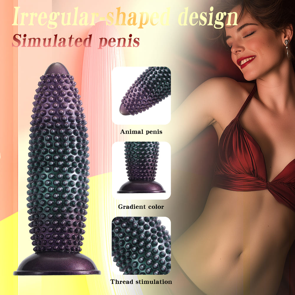 Visen-Silicone-Thrusting-Anal-Plug-with-Textured-Nodes-and-Remote-Control