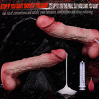 9 Inch Squirting Dildo – Dual Density Platinum Silicone | Flesh Tone Spartan Warrior Series