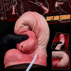 9 Inch Squirting Dildo – Dual Density Platinum Silicone | Flesh Tone Spartan Warrior Series