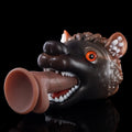 Fantasy Brown Canine Silicone Sex Doll - Beast Oral Sex Penis Massage Masturbator for Men