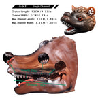 Fantasy Brown Canine Silicone Sex Doll - Beast Oral Sex Penis Massage Masturbator for Men