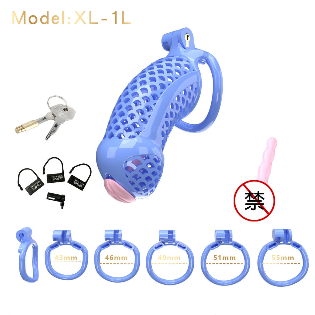 Oversized Chastity Device – Lightweight Resin with Ventilation & Strap