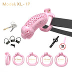 Oversized Chastity Device – Lightweight Resin with Ventilation & Strap