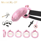 Oversized Chastity Device – Lightweight Resin with Ventilation & Strap