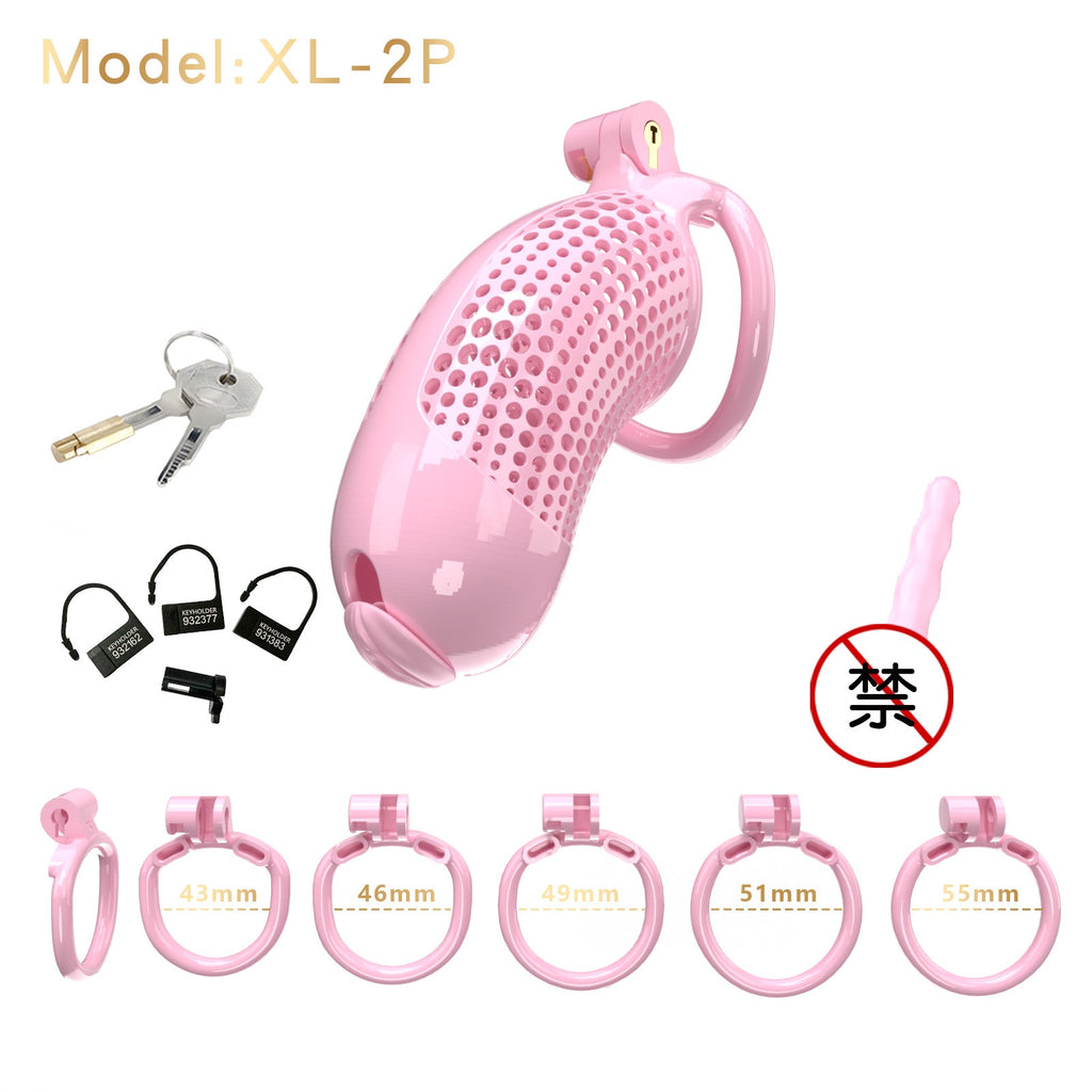 Oversized Chastity Device – Lightweight Resin with Ventilation & Strap