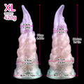 Ice Cream Fantasy Dildo — Crystal Clear Silicone Monster Dildo & Butt Plug |