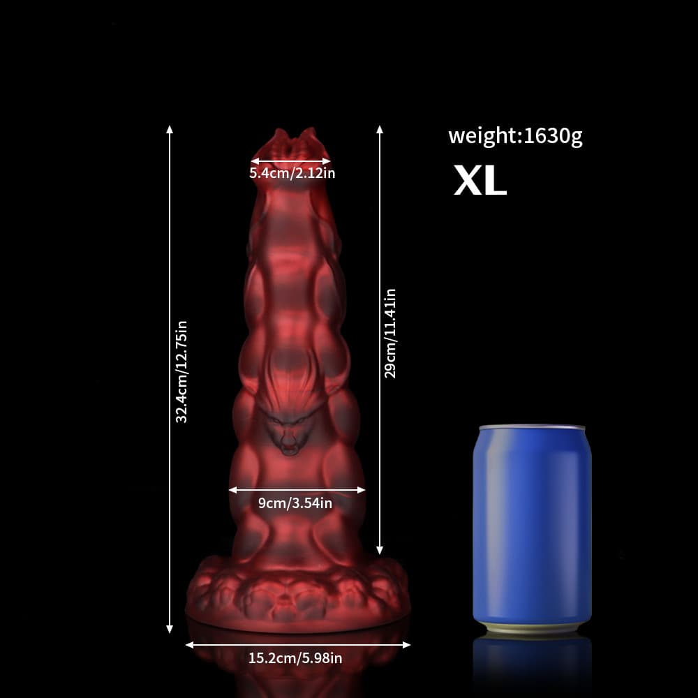 Crimson Fantasy Knot Dildo – Sphinx Edition