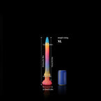 Eel Blue Yellow Purple Luminous Tentacle Dildo
