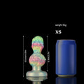Skeleton Hand Gradient Butt Plug – Pink & Green Bone Grip Edition