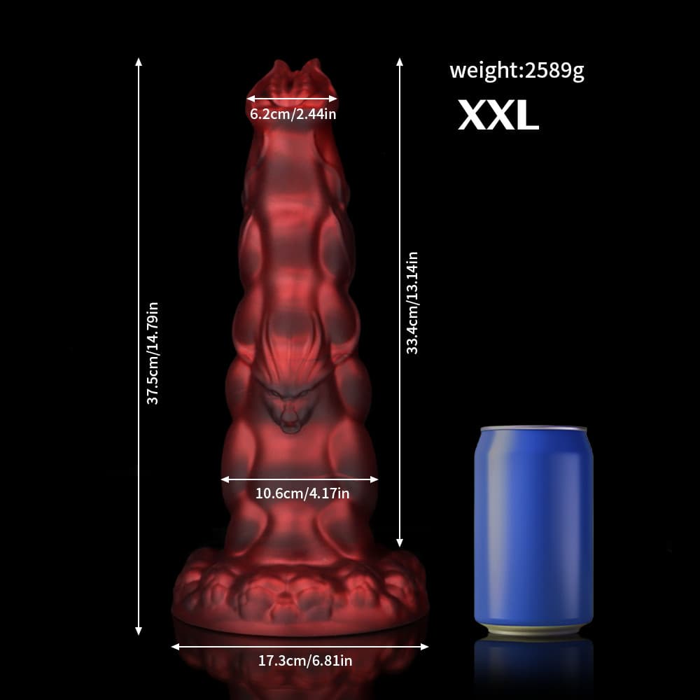Crimson Fantasy Knot Dildo – Sphinx Edition
