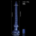Eel Blue Oversized Tentacle Anal Plug