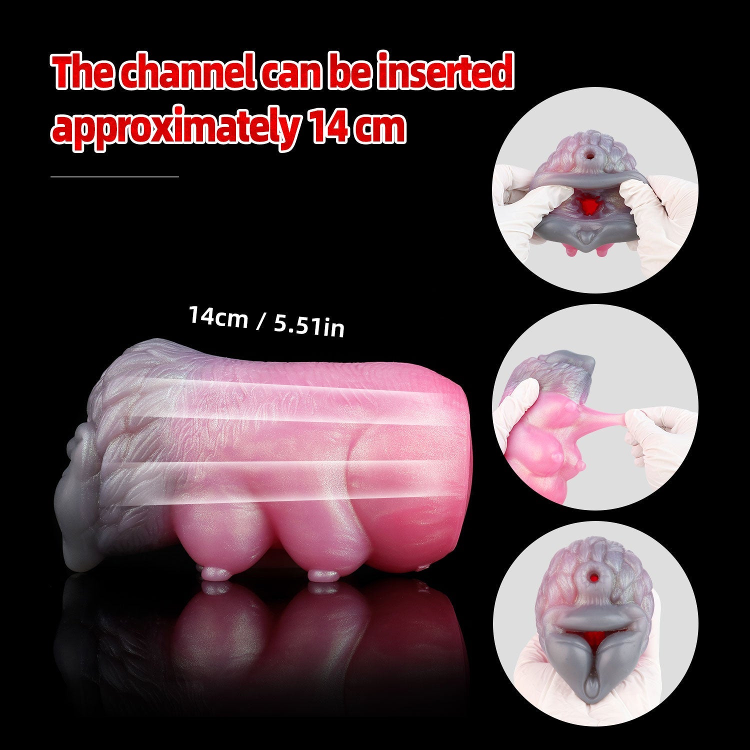 Wolf Beauty Pocket Pussy – Fantasy Animal Blowjob Masturbator | Domlust Fetish Silicone