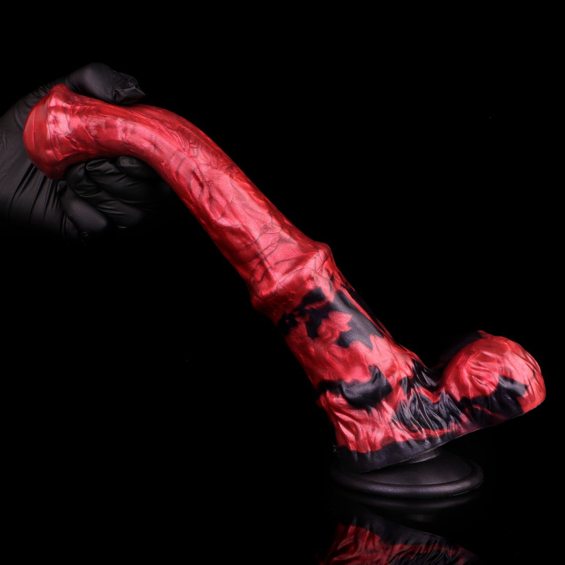 Horse Dildo – Platinum Silicone Monster Fantasy Cock | 10 Inch | 2.17in Shaft | Suction Cup | Domlust