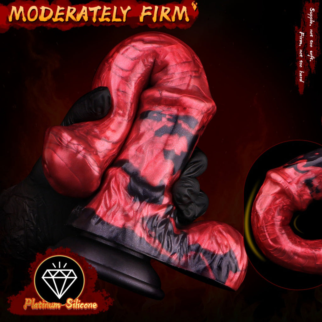 Horse Dildo – Platinum Silicone Monster Fantasy Cock | 10 Inch | 2.17in Shaft | Suction Cup | Domlust