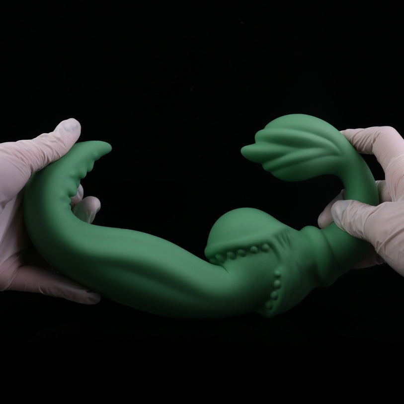 Wand Fantasy Strapless Strap-On Dildo – Dual-Head Premium Platinum Silicone | Lesbian & Couples