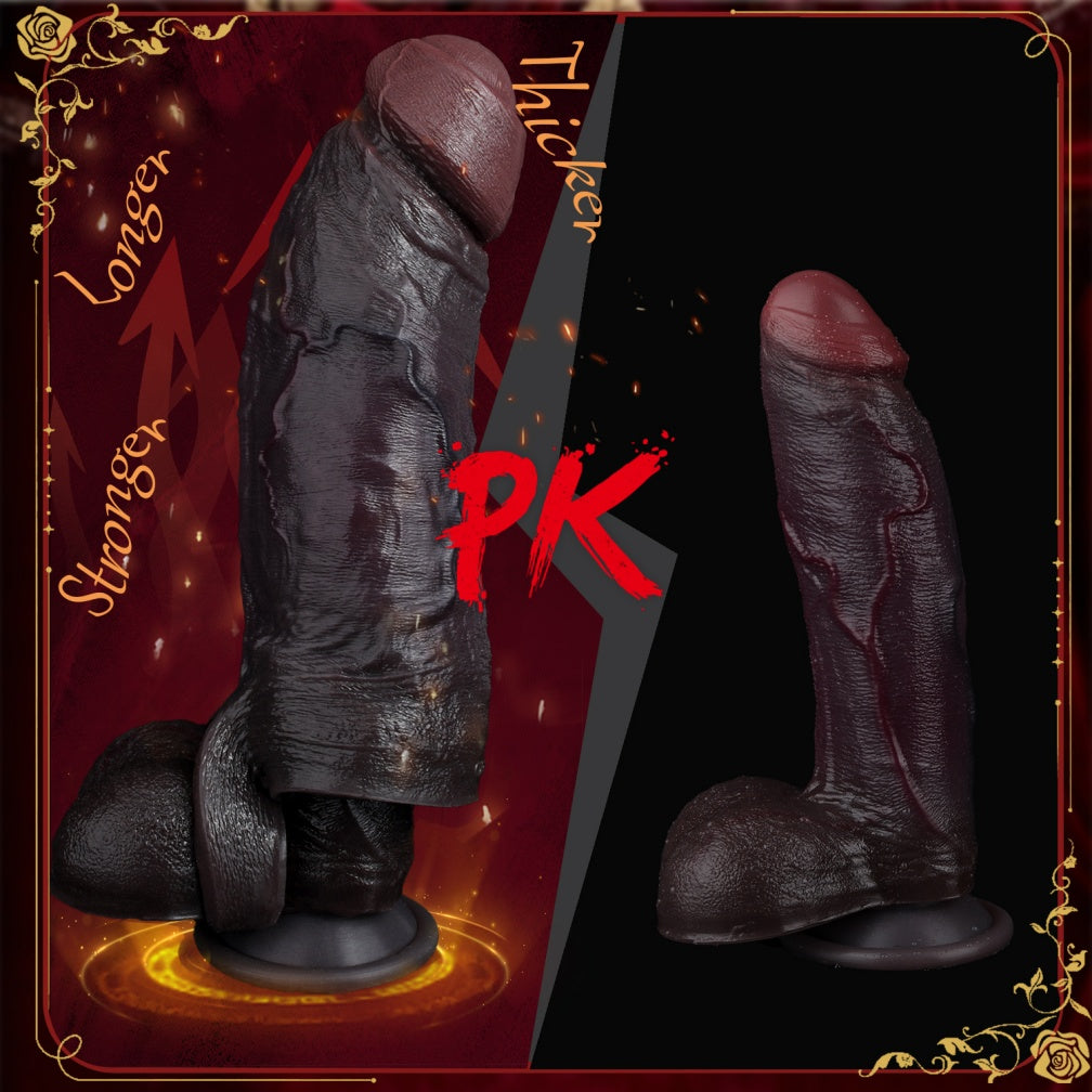 Realistic Full-Wrap Silicone Penis Sleeve & Extender - Solution for Girth, Length, and Endurance