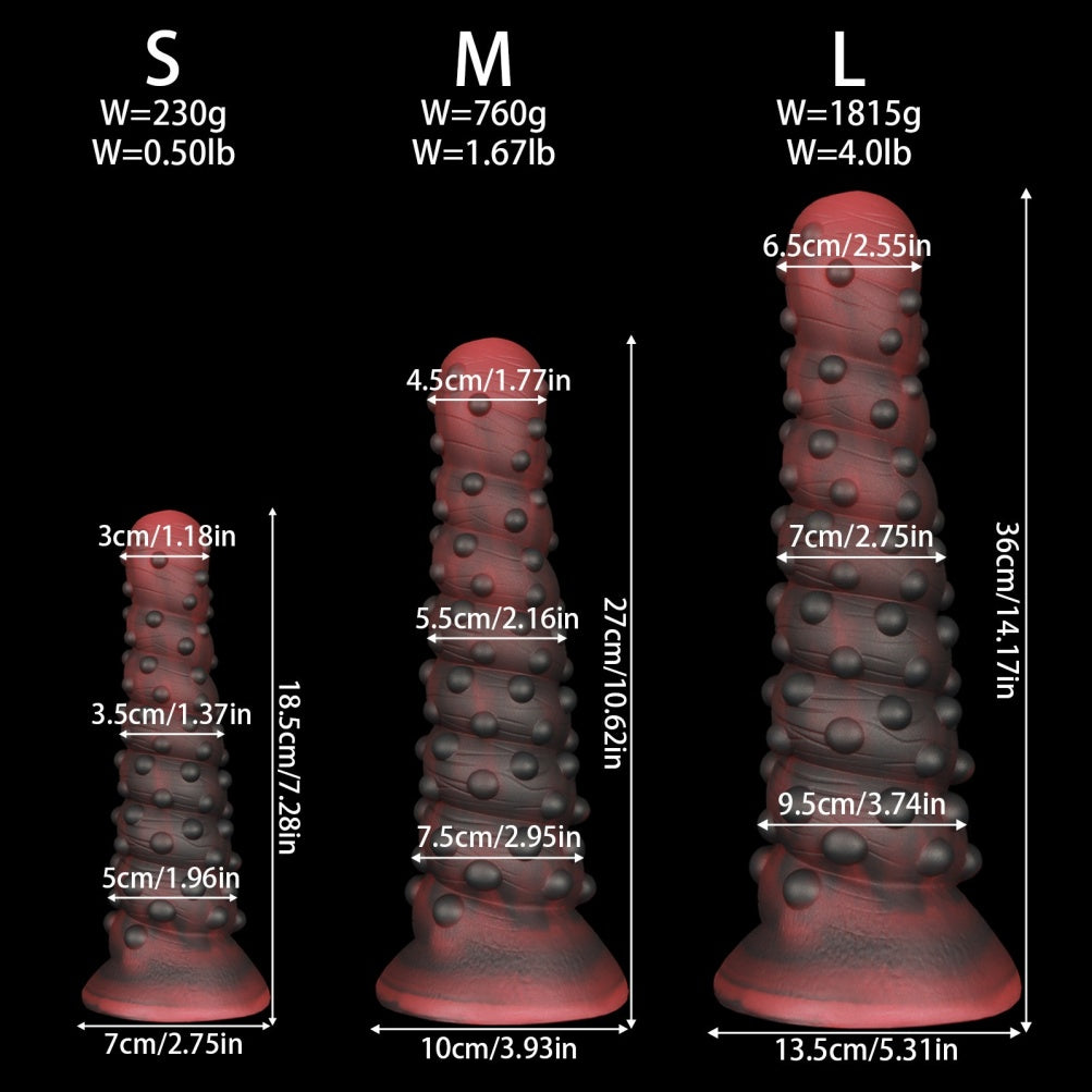 Spiral Tentacle Fist Dildo – Platinum Silicone Alien Xenomorph Deep Expansion Toy | Domlust