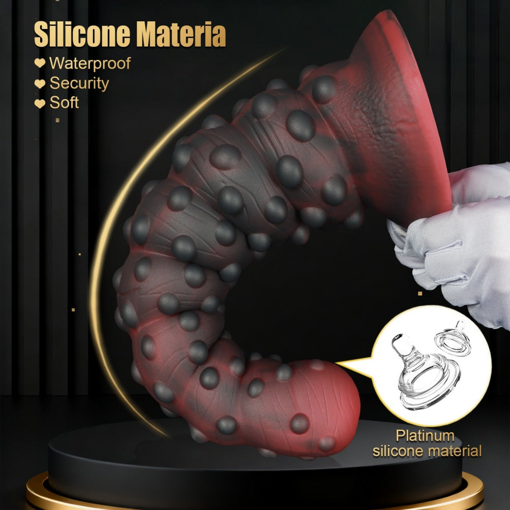 Spiral Tentacle Fist Dildo – Platinum Silicone Alien Xenomorph Deep Expansion Toy | Domlust