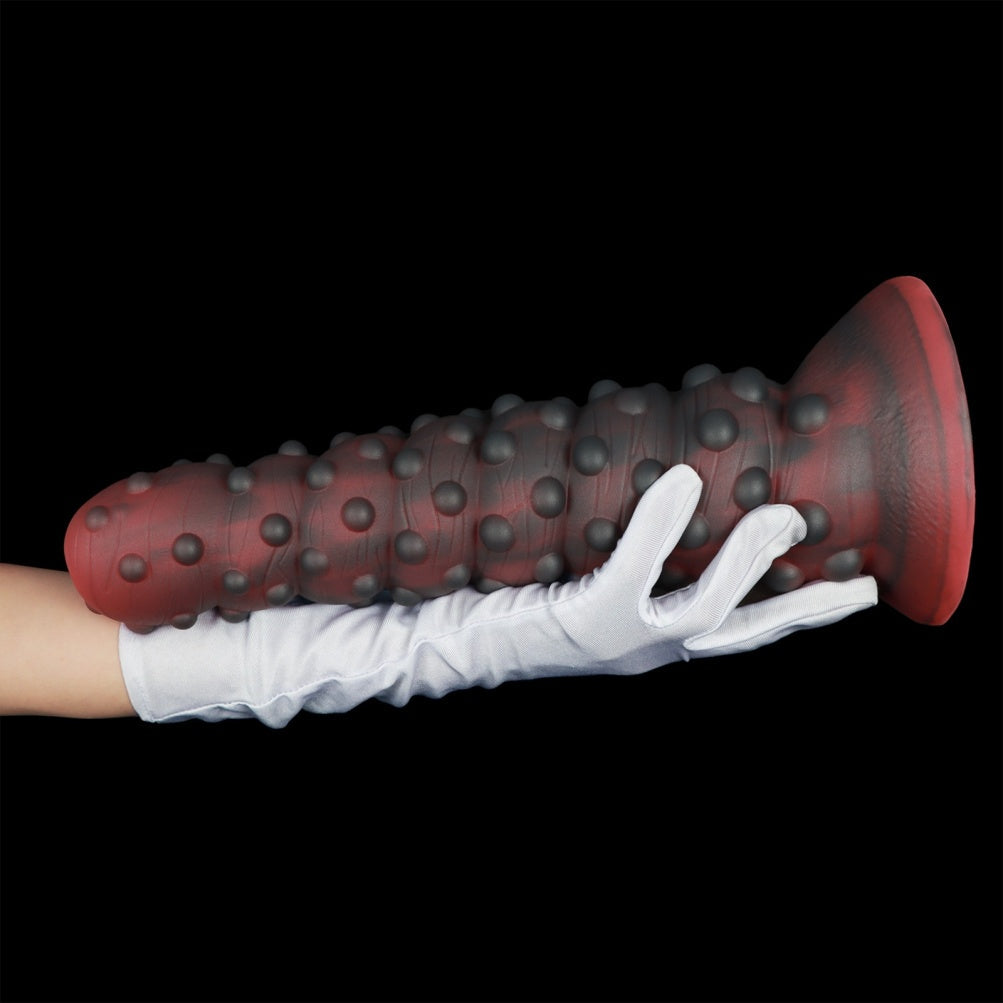 Spiral Tentacle Fist Dildo – Platinum Silicone Alien Xenomorph Deep Expansion Toy | Domlust
