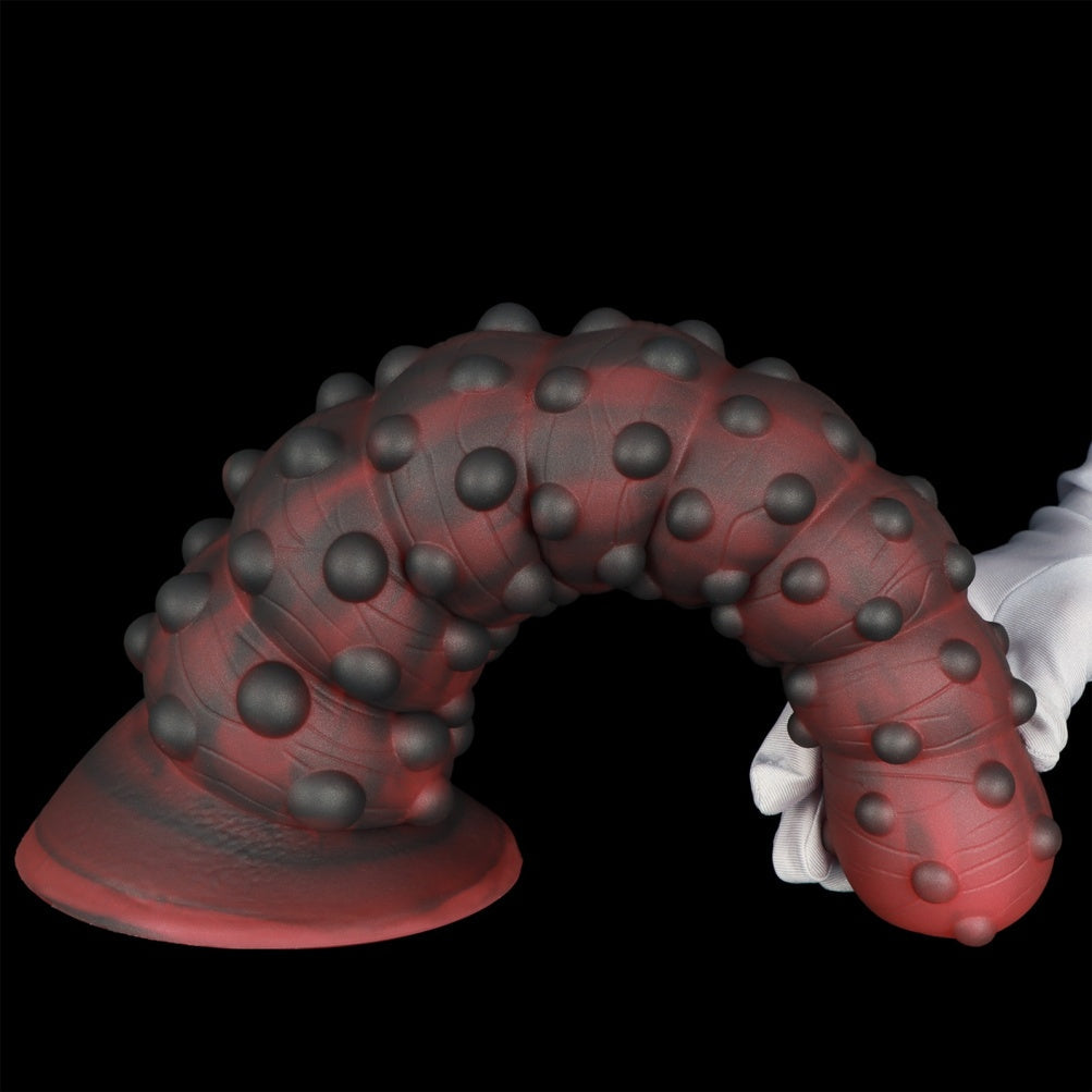 Spiral Tentacle Fist Dildo – Platinum Silicone Alien Xenomorph Deep Expansion Toy | Domlust