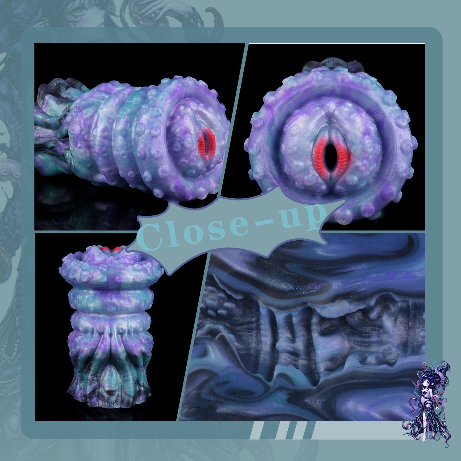 Tentacle Alien Pocket Pussy Stroker — Deep-Sea Fantasy Masturbator for Men Sex Toys