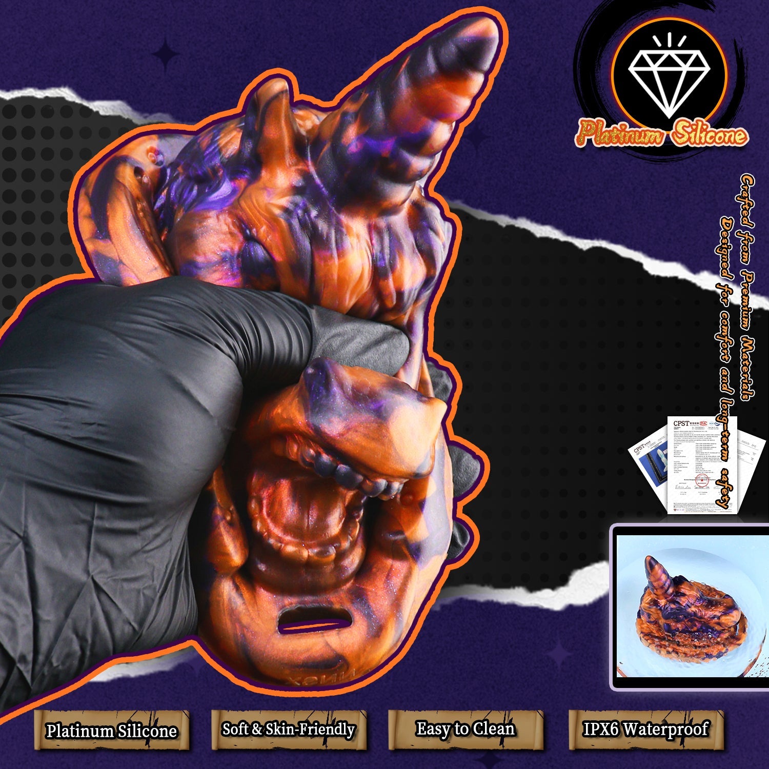 Rex Valor Fantasy Beast Grinder | Vibrating Wearable Grinder Sex Toy with Remote Control — Domlust