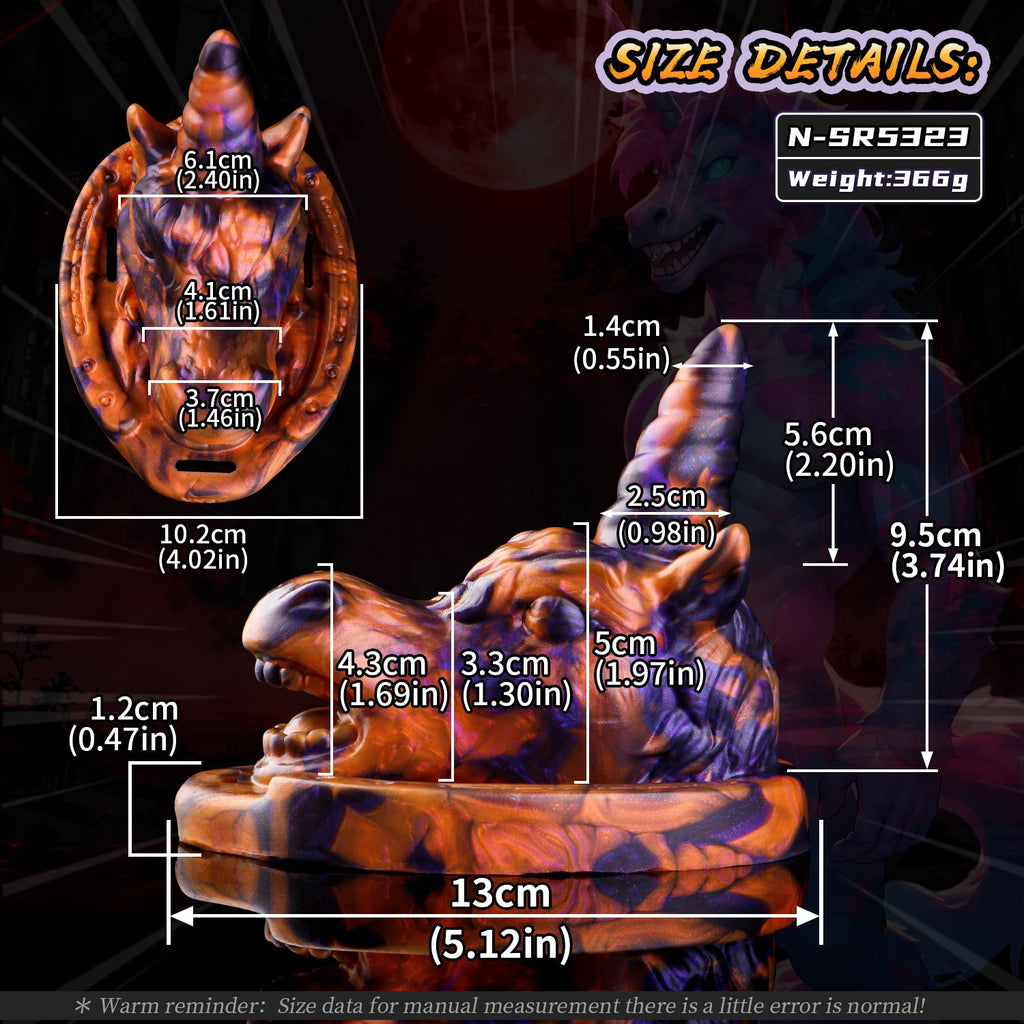 Rex Valor Fantasy Beast Grinder | Vibrating Wearable Grinder Sex Toy with Remote Control — Domlust