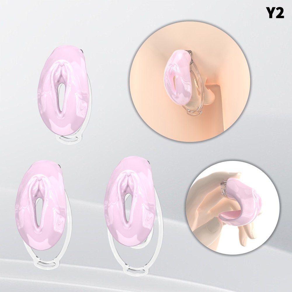 Fufu Clip Resin Sissy Chastity Cage