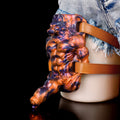 Dark Flame Wolf Lord Fantasy Beast Grinder – Platinum Silicone Vibrating Sex Grinding Toy