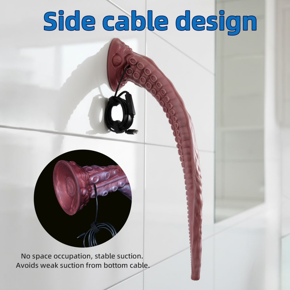 21 Inch Tentacle Dildo with Endoscope Camera - Extra Long Silicone Alien Toy for Deep G-Spot Exploration
