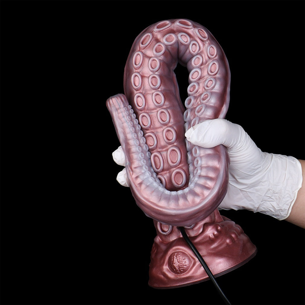 21 Inch Tentacle Dildo with Endoscope Camera - Extra Long Silicone Alien Toy for Deep G-Spot Exploration