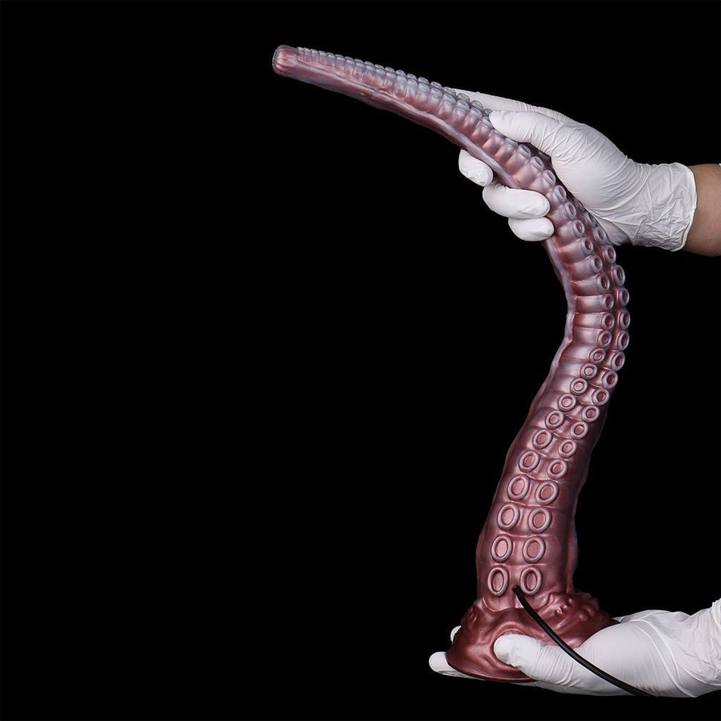 21 Inch Tentacle Dildo with Endoscope Camera - Extra Long Silicone Alien Toy for Deep G-Spot Exploration