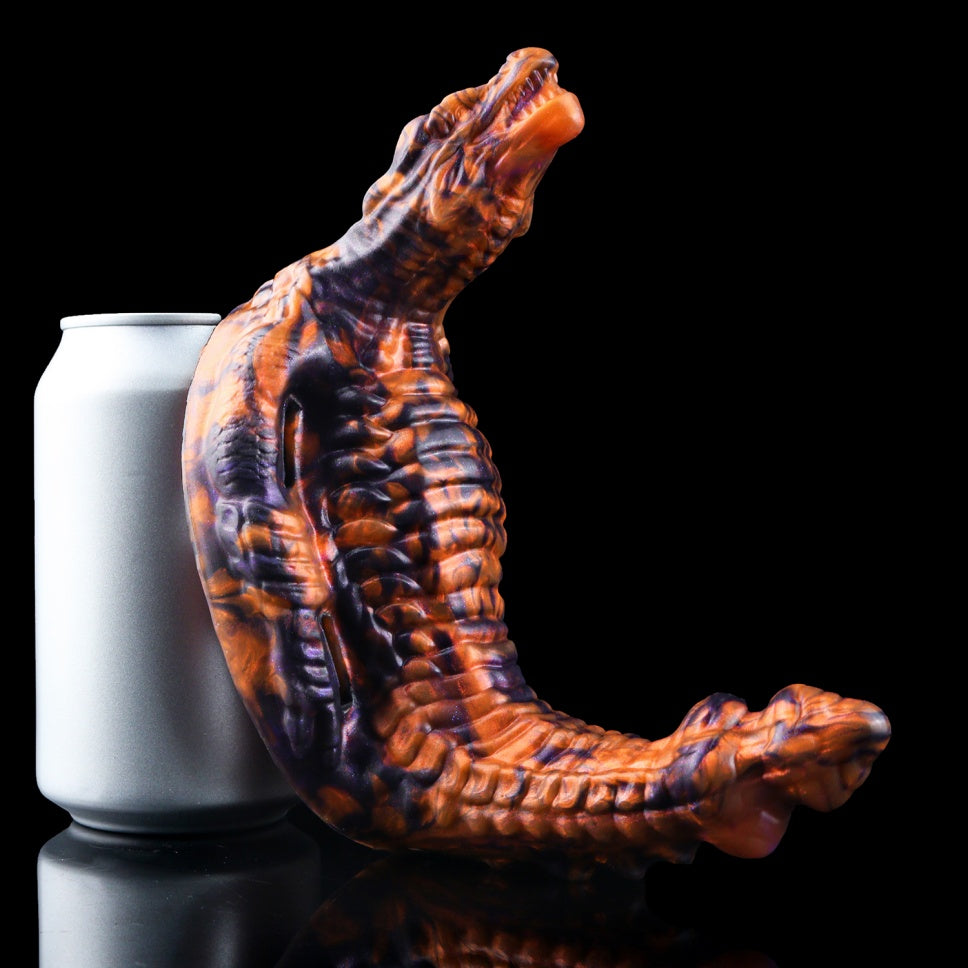 Tailflame Dragon Rider – Fantasy Beast-Themed Grinder Sex Toy | Platinum Silicone