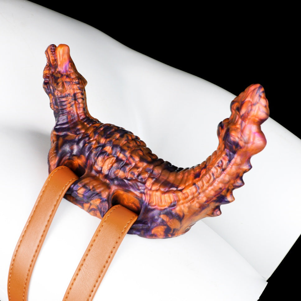 Tailflame Dragon Rider – Fantasy Beast-Themed Grinder Sex Toy | Platinum Silicone