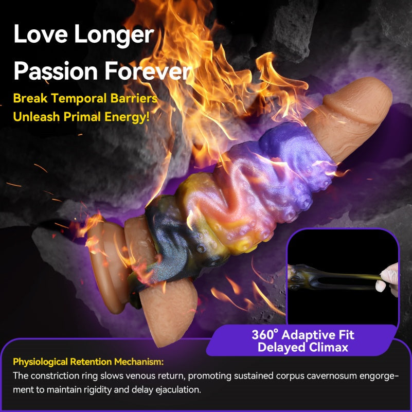 Octopus Fantasy Penis Sleeve – Alien Spiral 5-Inch Penis Extender for Deep-Stretch Pleasure