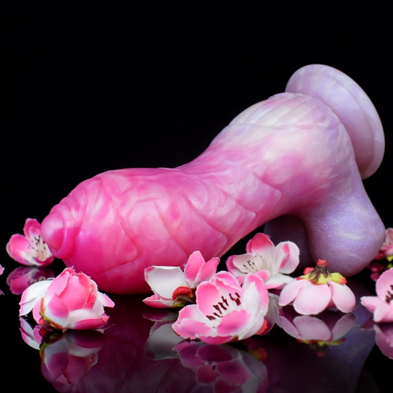 Spiral Fantasy Silicone Dragon Dildo with Suction Cup – G-Spot Stimulation Innovation Tool for Women