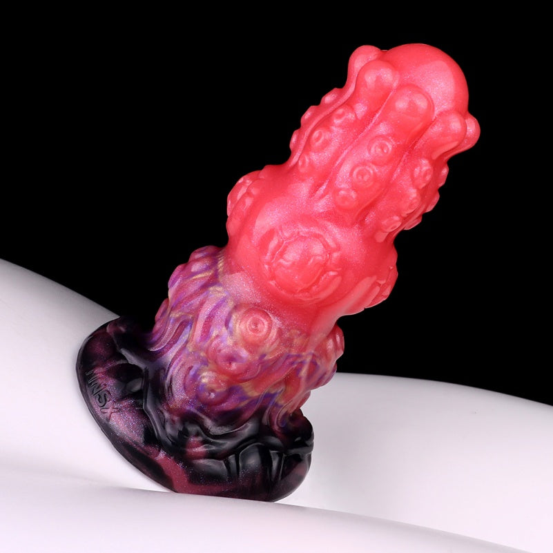 Fantasy Tentacle Dildo Butt Plug – Spiral Silicone Anal Masturbation Sex Toys for Women