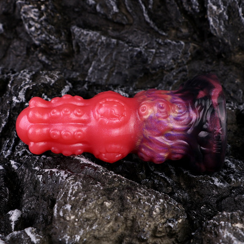 Fantasy Tentacle Dildo Butt Plug – Spiral Silicone Anal Masturbation Sex Toys for Women