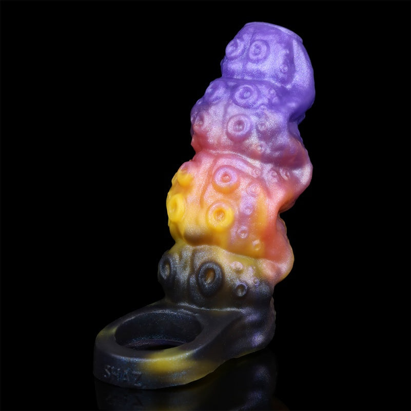 Octopus Fantasy Penis Sleeve – Alien Spiral 5-Inch Penis Extender for Deep-Stretch Pleasure