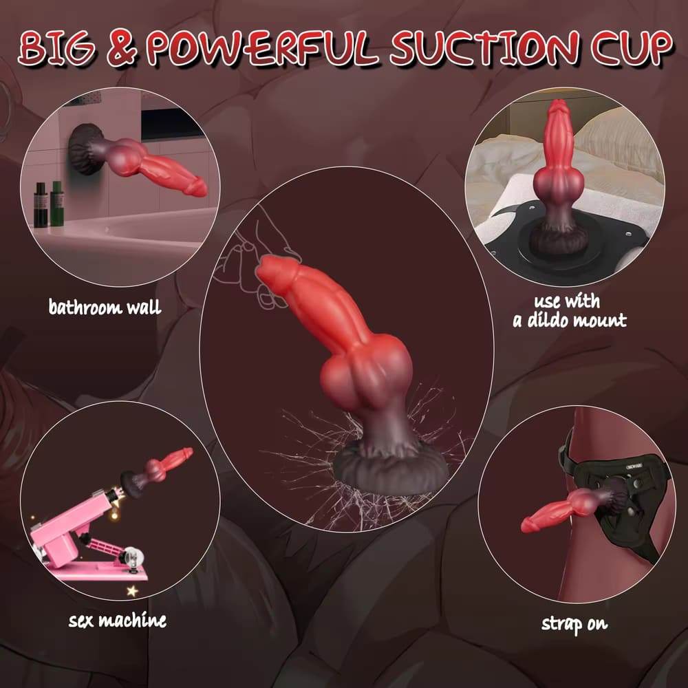 Zane-8-8-InchFantasy-Silicone-Dildo-Monster-Knot-Dildo