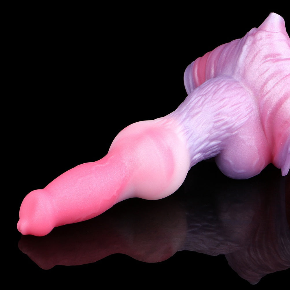 Fantasy Dogdildo Penis Sleeve Underwear – Pink Dildo Knotted Sex Cocksleeve Extender Gear