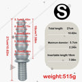 Handheld Anal Beads Fist Dildo – 5-Bead Platinum Silicone Giant Dildo | S & L | Domlust