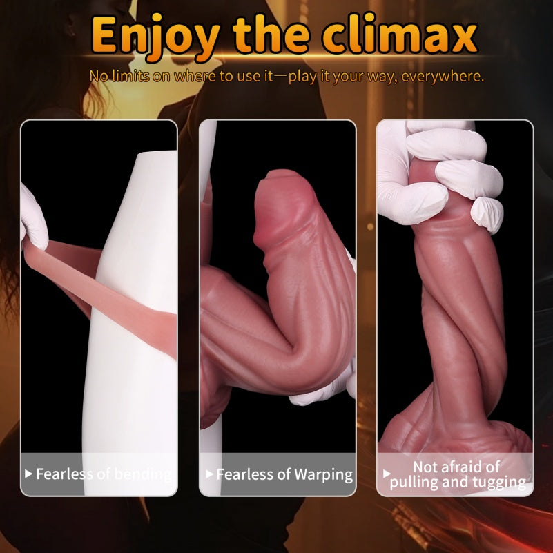 Wearable Realistic Penissleeve Extender Pants - 8.5 inch Dick Enlarger Sheath Underwear