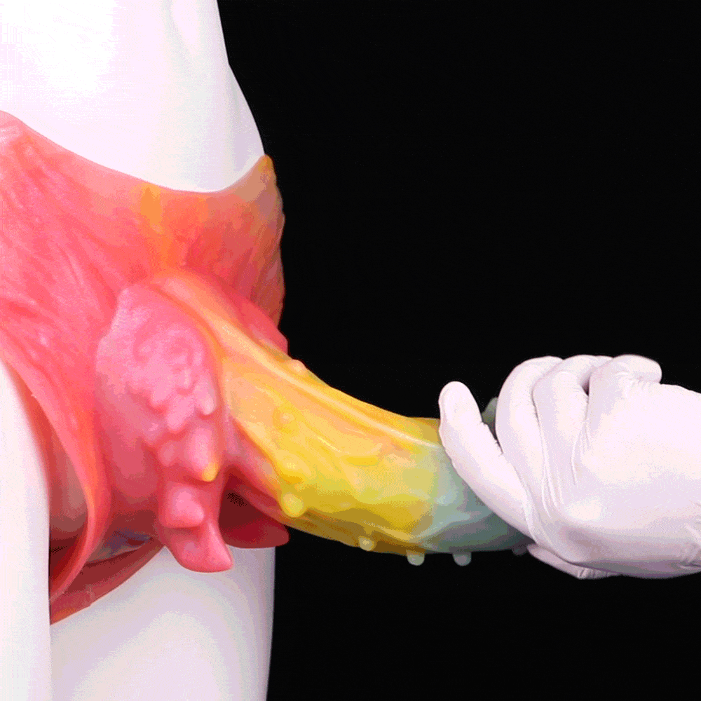 Touchpoint Fantasy Colorful Silicone Sheath Underwear – Male Penis Sleeve Extender Pants