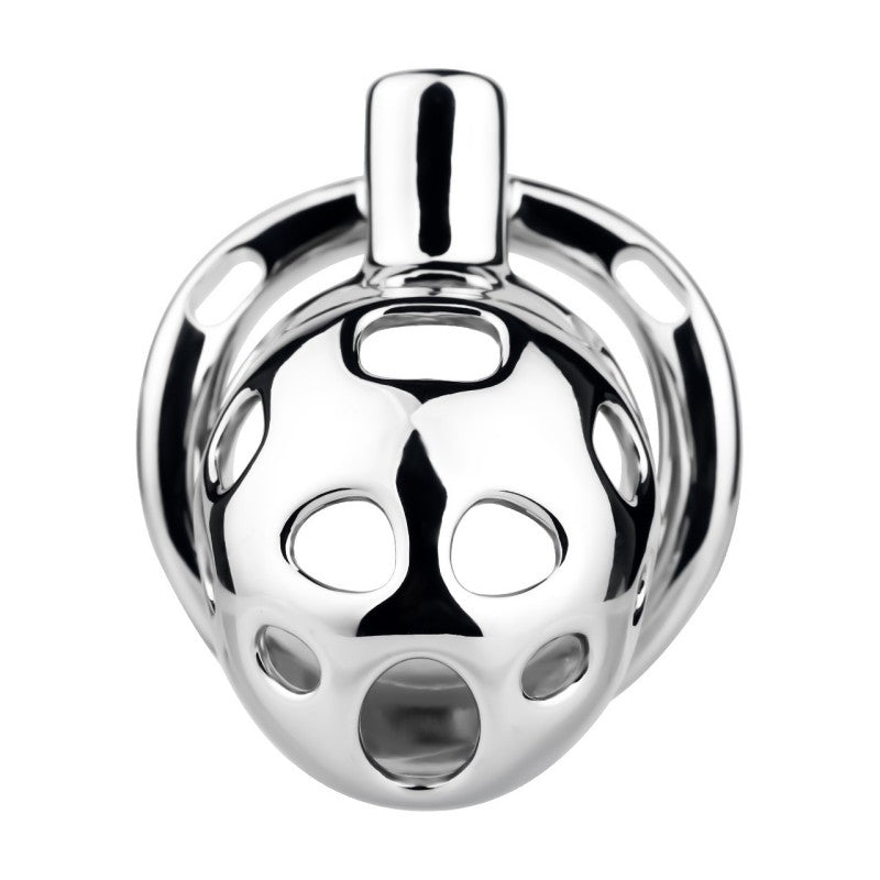 Breathable Aluminum Chastity Cage | Lightweight Mirror Polished Metal Chastity Device
