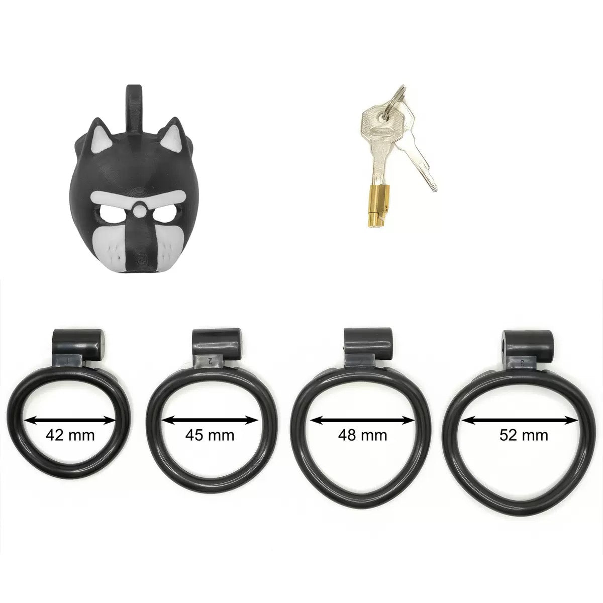 Puppy Play Bulldog Chastity Cage – Cute Resin Locking Device for Men