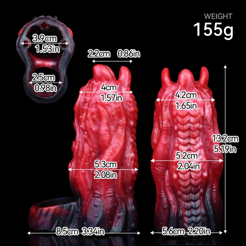 Monster Tentacle Fantasy Vibrating Penis Sleeve - ED Enhancement and Ejaculation Control for Men