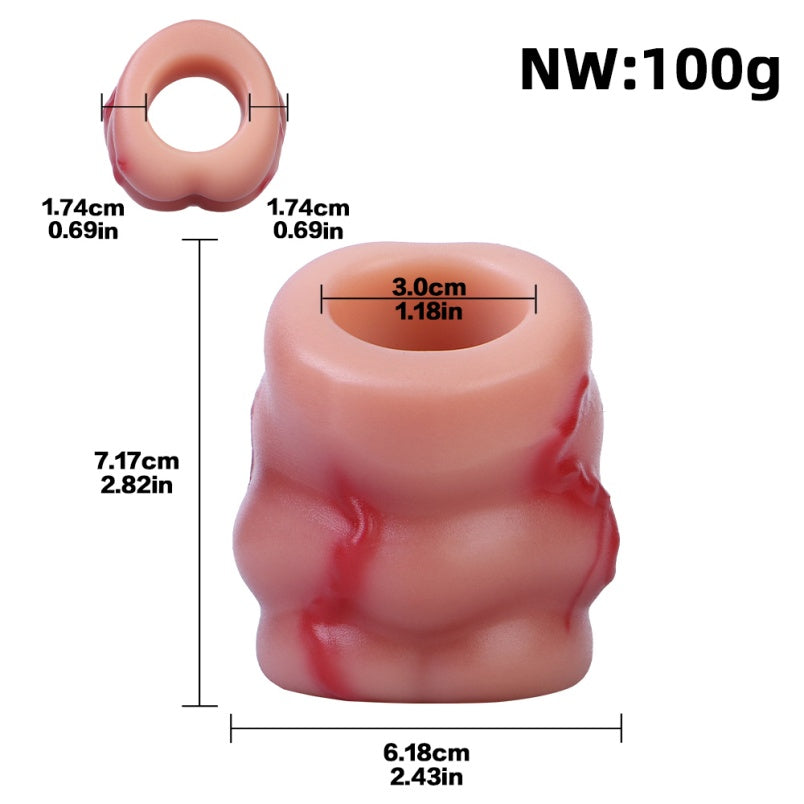 Horsedildo Fantasy Cock Ring - Powe Muscle Penis Extender Sex Toys for Men Gay Couple