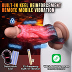 Monster Tentacle Fantasy Vibrating Penis Sleeve - ED Enhancement and Ejaculation Control for Men